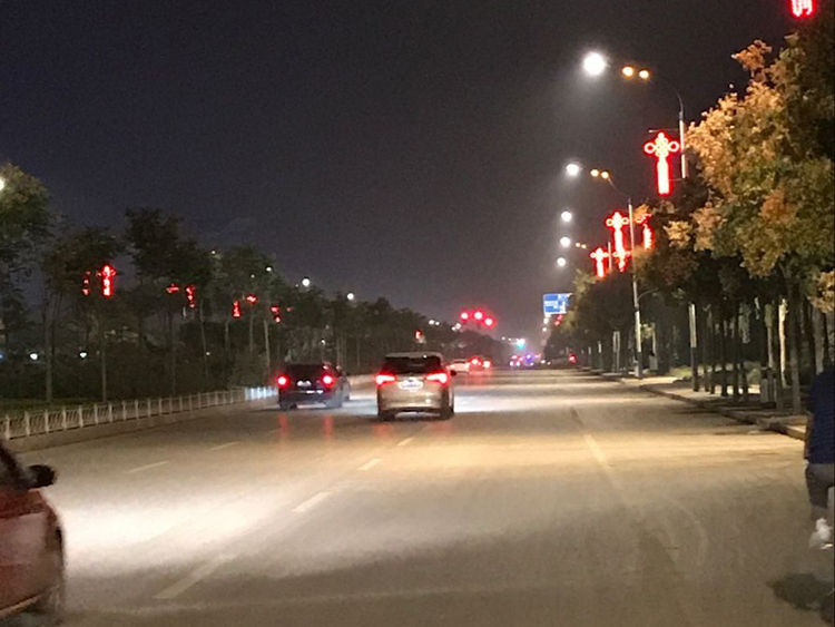 菏澤市鄆城縣水滸路、金河路照明改造